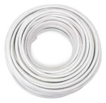 ACCORDIA ομοαξονικό καλώδιο τηλεόρασης 75OHM, 1mm, 100m, λευκό - Image 2