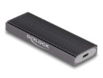 DELOCK θήκη για M.2 NVMe PCIe/SATA SSD 42019, tool free, 10Gbps, μαύρη - Image 2
