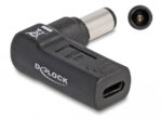 DELOCK αντάπτορας τροφοδοσίας laptop 60008, USB-C σε Dell 7.4x5mm, μαύρος - Image 2