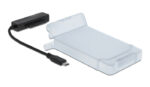 DELOCK αντάπτορας USB-C σε SATA 64084 με θήκη για 2.5" HDD/SSD, 6Gbps - Image 2