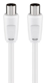 GOOBAY καλώδιο κεραίας αρσενικό 68145, <70dB, CCS, 1.5m, λευκό - Image 2