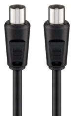 GOOBAY καλώδιο κεραίας αρσενικό 68146, <70dB, CCS, 1.5m, μαύρο - Image 2