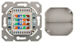 GOOBAY επιτοίχια πρίζα CAT 6a 68572, 2x RJ45, 80x80mm, λευκή - Image 2