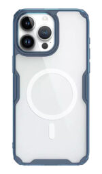NILLKIN θήκη Nature Pro Magnetic για iPhone 15 Pro, διάφανη-μπλε - Image 2