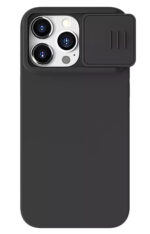 NILLKIN θήκη CamShield Silky Magnetic Silicone, iPhone 15 Pro Max, μαύρη - Image 2