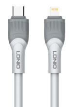 LDNIO καλώδιο Lightning σε USB-C LC601I, 30W PD, 1m, γκρι - Image 2