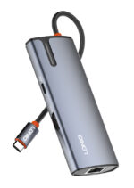 LDNIO docking station DS-16H, 6 θυρών, USB-C σύνδεση, 4K, 100W PD, γκρι - Image 2