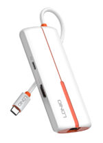 LDNIO docking station DS-26H, 6 θυρών, USB-C σύνδεση, 4K, 100W PD, λευκό - Image 2