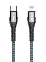 LDNIO καλώδιο Lightning σε USB-C LC111, 30W PD, 1m, γκρι - Image 2