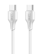 LDNIO καλώδιο USB-C σε USB-C LC121C, 65W PD, 1m, λευκό - Image 2