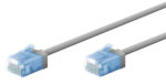 GOOBAY καλώδιο δικτύου 74219, CAT 6A U/UTP, ultra slim, copper, 500MHz, 0.15m, γκρι - Image 2
