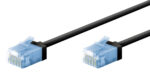 GOOBAY καλώδιο δικτύου 74230, CAT 6A U/UTP, ultra slim, copper, 500MHz, 0.15m, μαύρο - Image 2