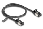 DELOCK καλώδιο δικτύου 80182, CAT 8.1 U/FTP, 40Gbps, εύκαμπτο, 0.50m, μαύρο - Image 2