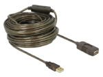 DELOCK καλώδιο USB 2.0 αρσενικό σε θηλυκό 82690, active, 20m, μαύρο - Image 2