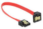 DELOCK καλώδιο SATA 83977, γωνιακό, 6Gb/s, 20cm, κόκκινο - Image 2