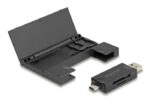 DELOCK card reader 91014 για SD & micro SD, με θήκη, USB/USB-C, 5Gbps, μαύρο - Image 2