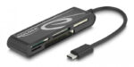 DELOCK card reader 91739 για micro SD/SD/CF/MS/xD, USB-C, μαύρο - Image 2