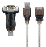 GOOBAY αντάπτορας/καλώδιο USB σε RS-232 93128, 1 Mbit/s, 1.5m, διάφανο - Image 2