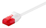 GOOBAY καλώδιο δικτύου 93691, CAT 6 U/UTP, slim, copper, 0.5m, λευκό - Image 2