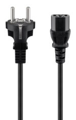 GOOBAY καλώδιο τροφοδοσίας 96036, 1mm², 3m, μαύρο - Image 2