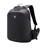 ARCTIC HUNTER τσάντα πλάτης B00208 με θήκη laptop 15.6", λουκέτο TSA, 24L, μαύρη - Image 2