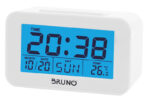 BRUNO ξυπνητήρι BRN-0129 με μέτρηση θερμοκρασίας, °C & °F, λευκό - Image 2