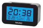 BRUNO ξυπνητήρι BRN-0130 με μέτρηση θερμοκρασίας, °C & °F, μαύρο - Image 2