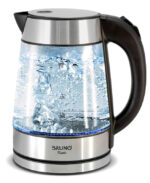 BRUNO βραστήρας νερού BRN-0143, 1.7L, 2200W, γυάλινος-Inox - Image 2