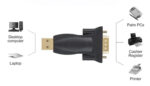POWERTECH αντάπτορας USB 2.0 σε RS232 CAB-U152, PL2303TA, μαύρος - Image 2