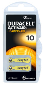 DURACELL μπαταρίες ακουστικών βαρηκοΐας Activair 10, 1.45V, 6τμχ - Image 2