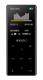 RUIZU MP3 player D29 με ηχείο, 1.8", 16GB, BT, ελληνικό μενού, μαύρο - Image 2
