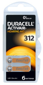 DURACELL μπαταρίες ακουστικών βαρηκοΐας Activair 312, 1.45V, 6τμχ - Image 2