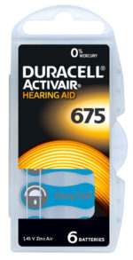 DURACELL μπαταρίες ακουστικών βαρηκοΐας Activair 675, 1.45V, 6τμχ - Image 2