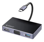 ORICO docking station DM-5P, 5 θυρών, USB-C σύνδεση, 100W PD, 4K, μαύρο - Image 2