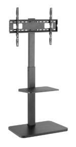 BRATECK βάση τηλεόρασης δαπέδου FS32-46, 37-75", έως 40kg, με ράφι - Image 2