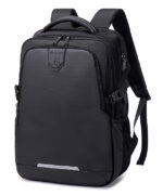 GOLDEN WOLF τσάντα πλάτης GB00444, με θήκη laptop 15.6", 23L, μαύρη - Image 2