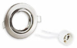 POWERTECH μεταλλικό πλαίσιο spot & ντουί GU10-003, χωνευτό, 81x31.5mm - Image 2