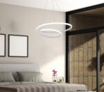 POWERTECH LED φωτιστικό οροφής HLL-0153, 25W, 4000K, Φ40cm, 1m, λευκό - Image 2