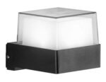 POWERTECH LED φωτιστικό τοίχου HLL-0157, 7W, 4000K, 560lm, IP65, μαύρο - Image 2
