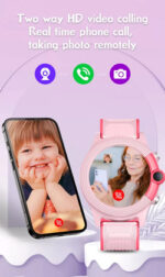 INTIME GPS smartwatch για παιδιά IT-051, 1.28", camera, 4G, IPX7, μαύρο - Image 2