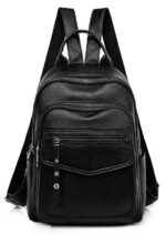 ROXXANI γυναικεία τσάντα πλάτης LBAG-0023, μαύρη - Image 2