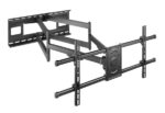 BRATECK επιτοίχια βάση τηλεόρασης LPA49-486XLD, 43-90", 80kg, heavy duty, full motion - Image 2