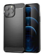 POWERTECH Θήκη Carbon MOB-1656 για iPhone 13 Pro Max, μαύρη - Image 2