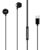 POWERTECH earphones με μικρόφωνο Prime, USB-C σύνδεση, 1.2m, μαύρα - Image 2