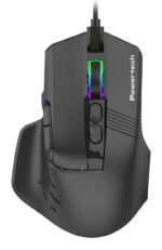 POWERTECH ενσύρματο gaming ποντίκι PT-1274, RGB φως, οπτικό, 12000DPI, μαύρο - Image 2