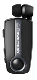 POWERTECH earphone Klipp 2 PT-998 multipoint, Bluetooth 5.1, USB-C, γκρι - Image 2