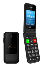 POWERTECH κινητό τηλέφωνο Sentry Dual II V2, 2 οθόνες, dual SIM, πλήκτρο SOS, μαύρο - Image 2