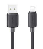 USAMS καλώδιο Lightning σε USB US-SJ689, 2.4A, 480Mbps, 1m, μαύρο - Image 2