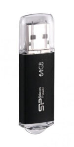 SILICON POWER USB Flash Drive Ultima II-I, 64GB, USB 2.0, μαύρο - Image 2