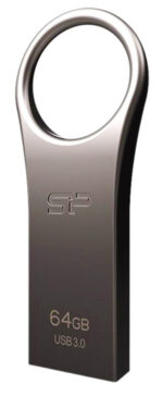 SILICON POWER USB Flash Drive Jewel 80, 64GB, USB 3.2, ασημί - Image 2